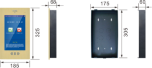 ip video lcd door substation nls-s1